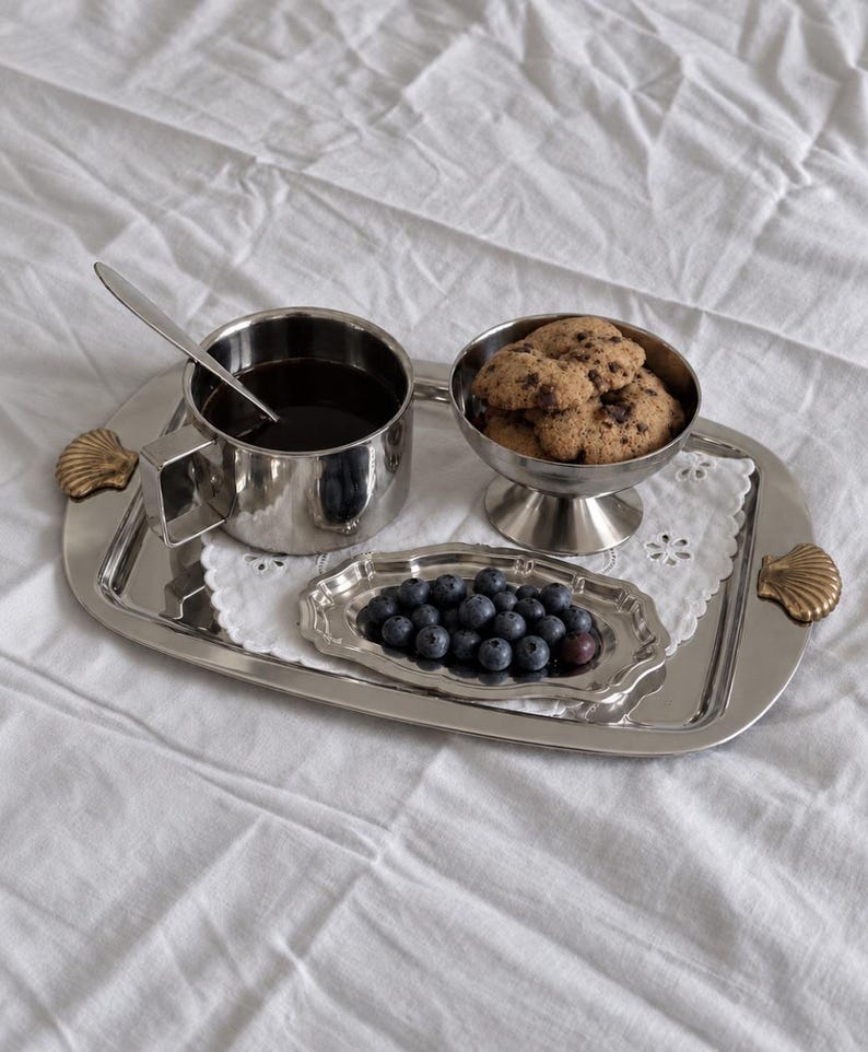Stainless Steel Ice Cream Cups, Set of 2