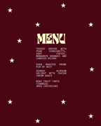 Menu card template design 4
