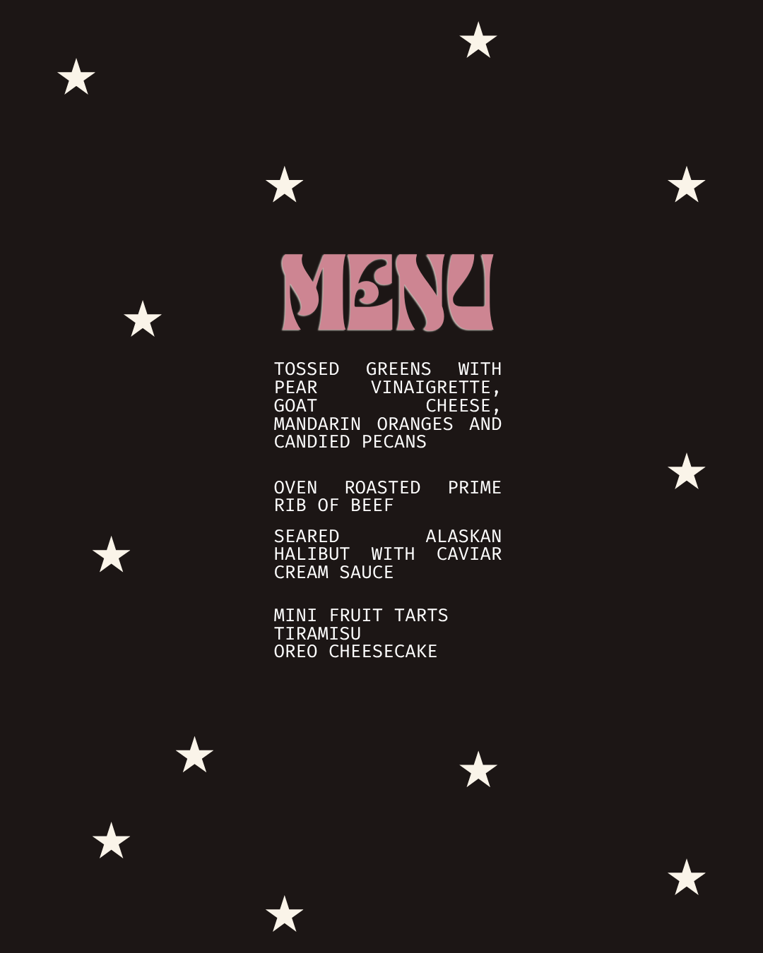 Menu card template design 5